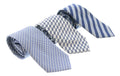 Emporio Armani Multicolor Assorted Silk Blend Tie Collection-Set of 3