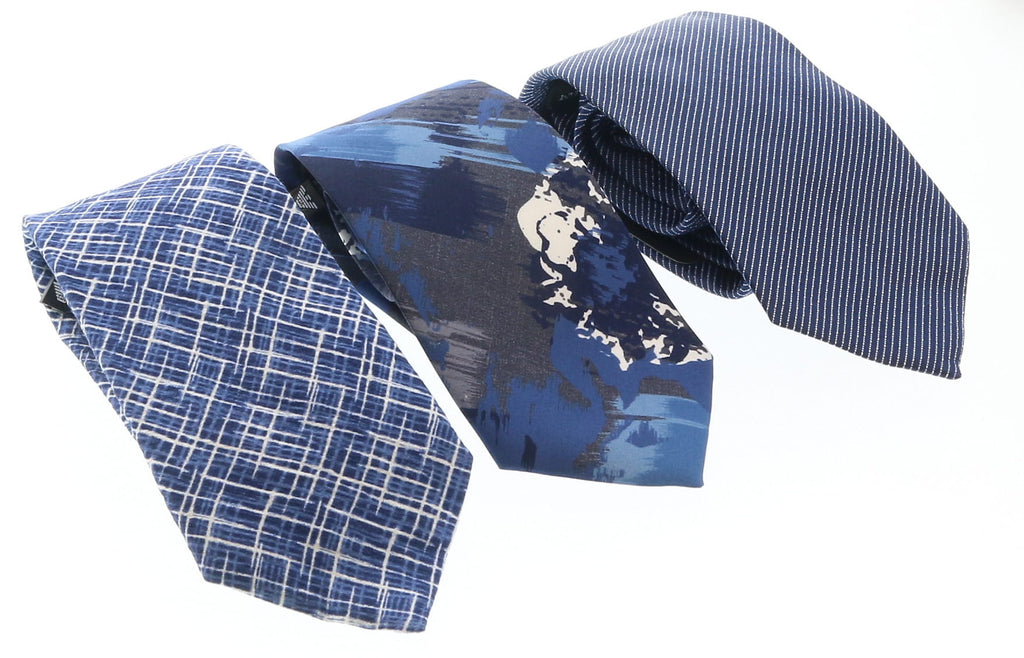 Emporio Armani Multicolor Assorted 100% Silk Tie Collection-Set of 3