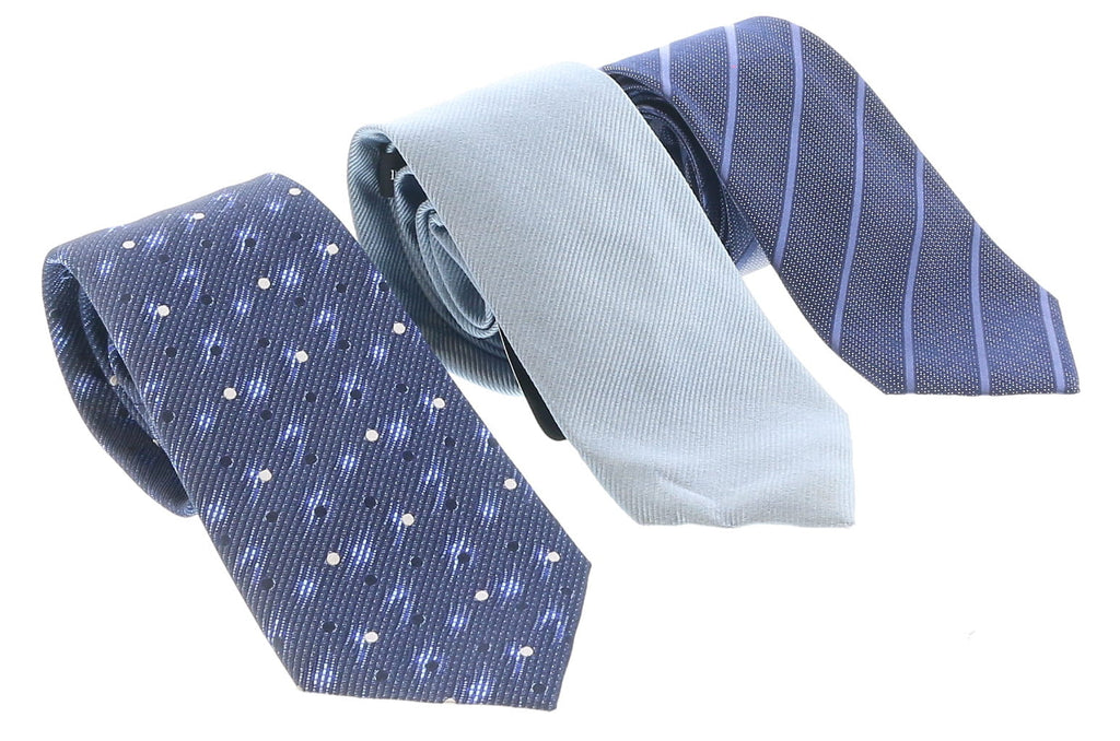 Emporio Armani Multicolor Assorted 100% Silk Tie Collection-Set of 3