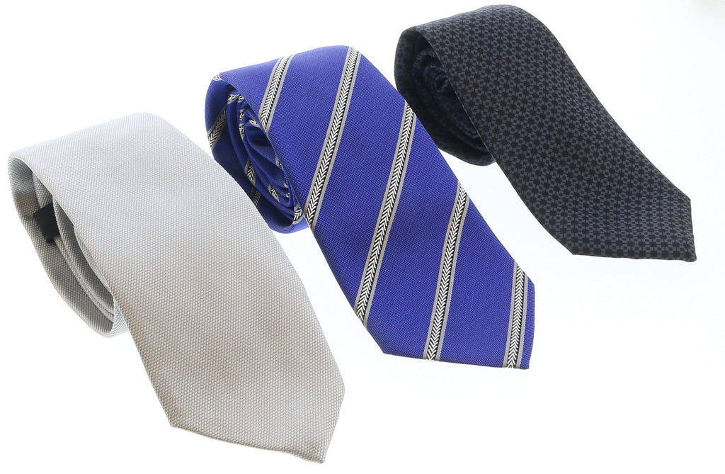 Emporio Armani Multicolor Assorted 100% Silk Tie Collection-Set of 3