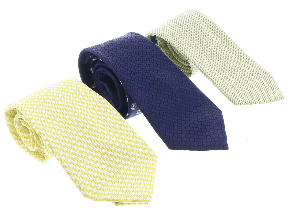 Emporio Armani Multicolor Assorted 100% Silk Tie Collection-Set of 3