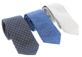 Emporio Armani Multicolor Assorted Silk Blend Tie Collection-Set of 3