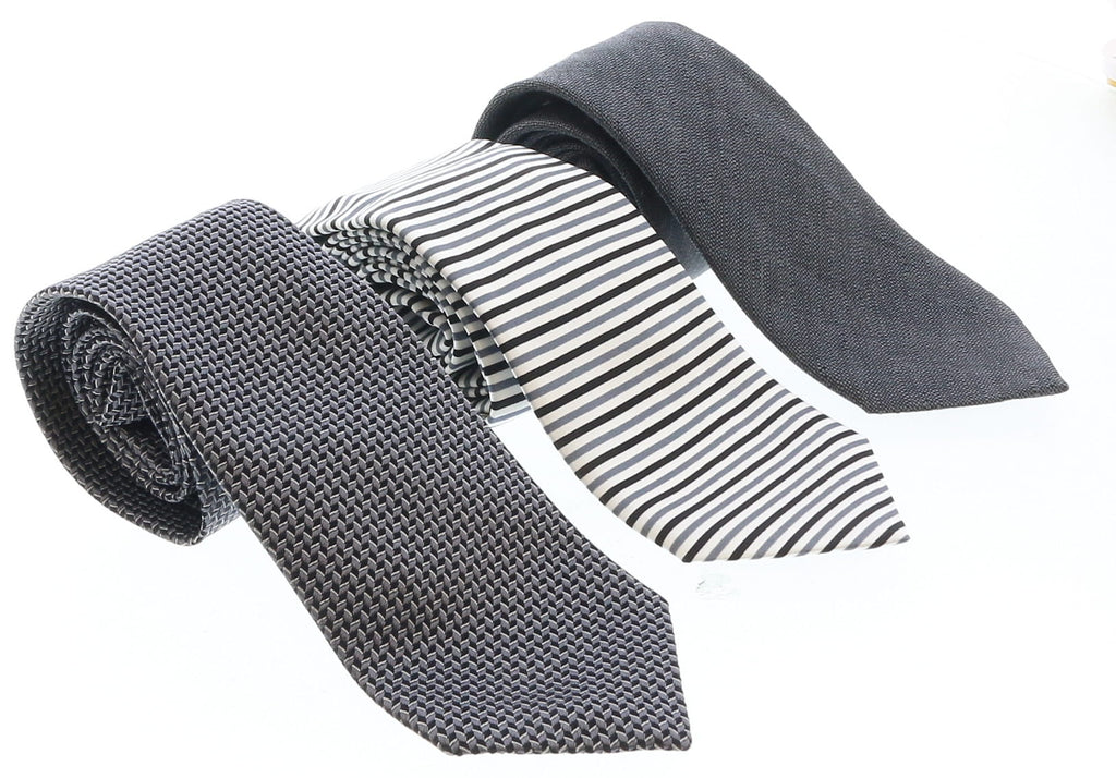 Emporio Armani Multicolor Assorted Silk Blend Tie Collection-Set of 3