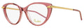 Pomellato Cat Eye Eyeglasses PM0074O 003 Rose/Gold 52mm Rose Gold