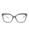 Pomellato Womens Square/Rectangle Black Gold Transparent Fashion Designer Eyewear