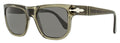 Persol Square Sunglasses PO3306S 110348 Opal Smoke 52mm Opal Smoke