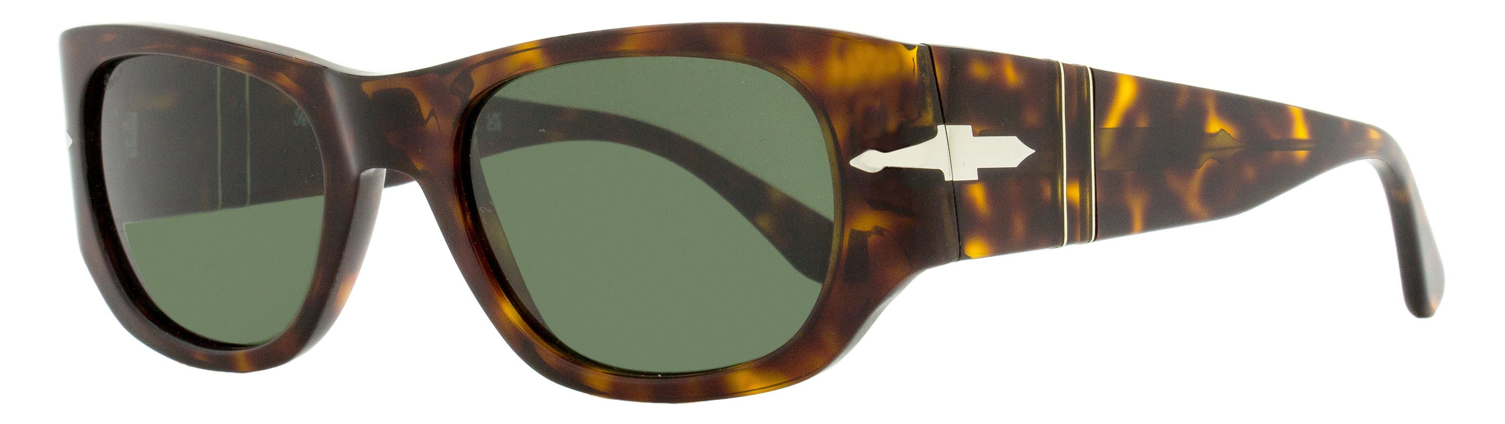 Persol Rectangular Sunglasses PO3307S 24/31 Havana 52mm Havana