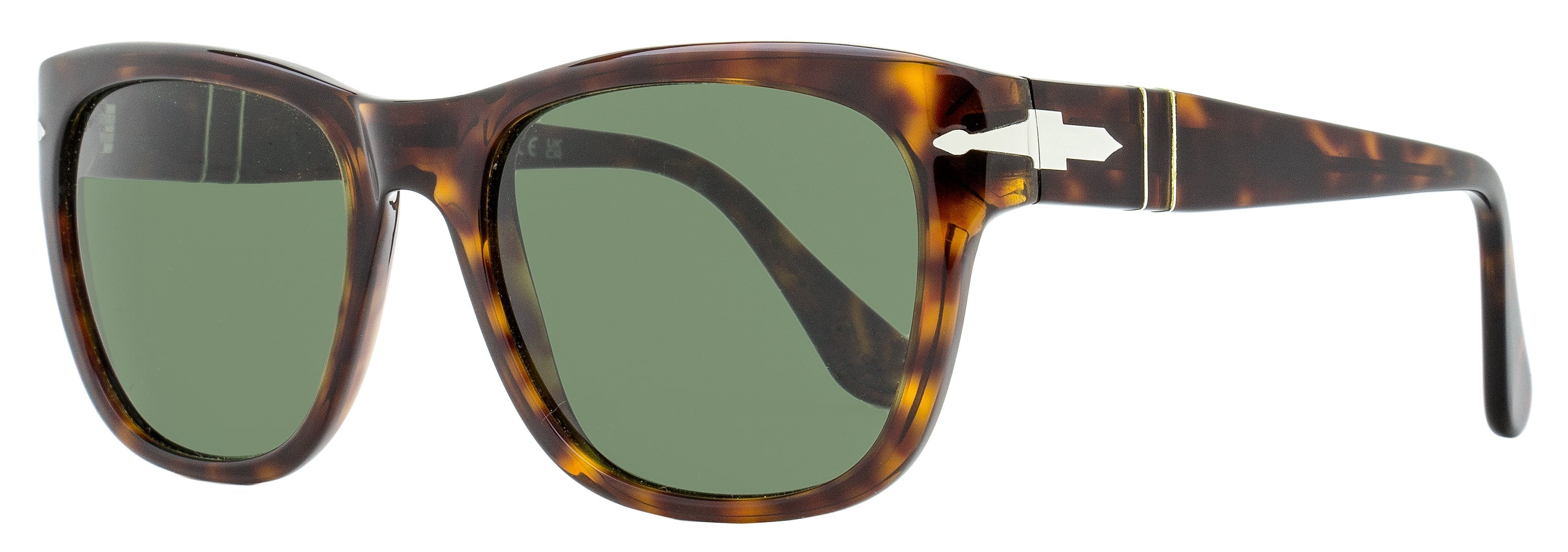 Persol Large Square Sunglasses PO3313S 24/31 Tortoise Brown 55mm Tortoise Brown