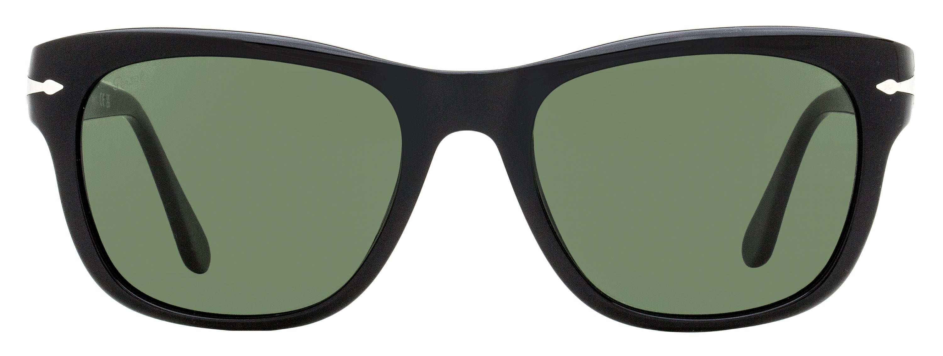 Persol Large Square Sunglasses PO3313S 95/31 Black 55mm
