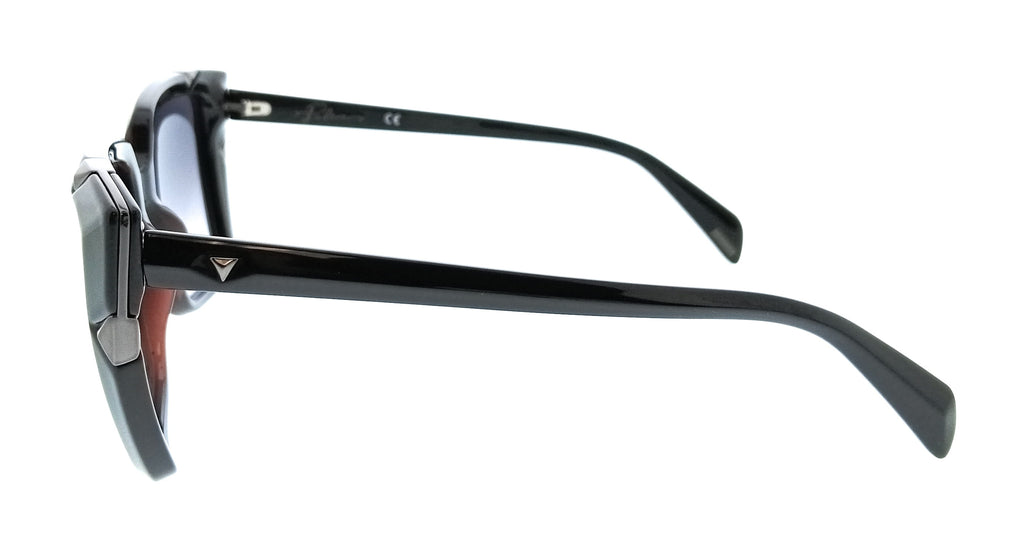 POLICE PLA15 906R Brown Purple Butterfly Womens Sunglasses