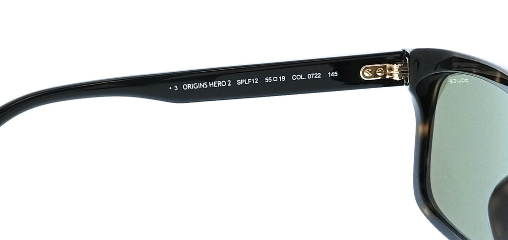 POLICE PLF12 722 Tortoise Square Mens Sunglasses
