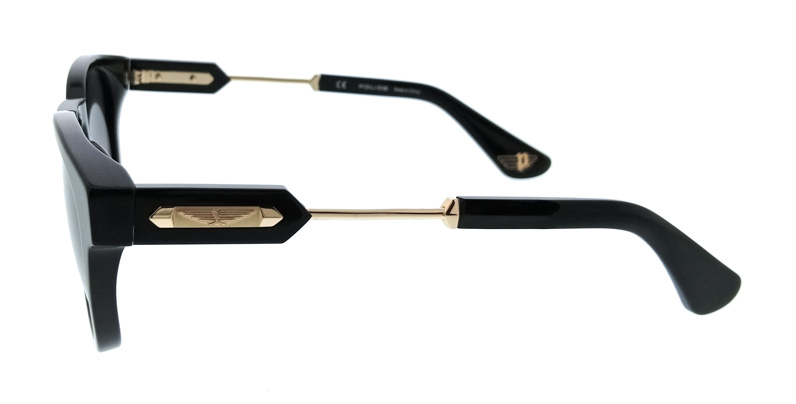 POLICE PLF70 700 Black Pantos Mens Sunglasses