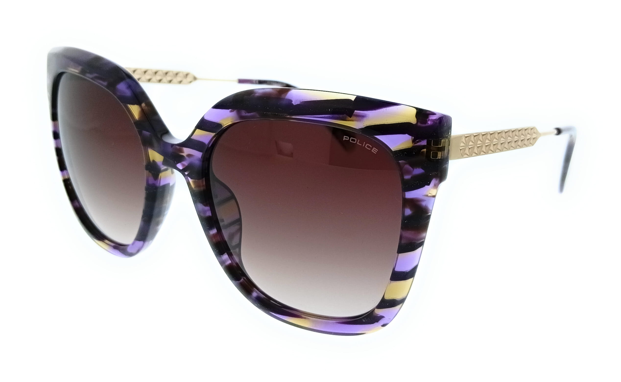 POLICE PLG19 0VB9 Purple Butterfly Womens Sunglasses