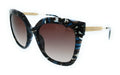 POLICE PLG19 0XAP Brown Butterfly Womens Sunglasses