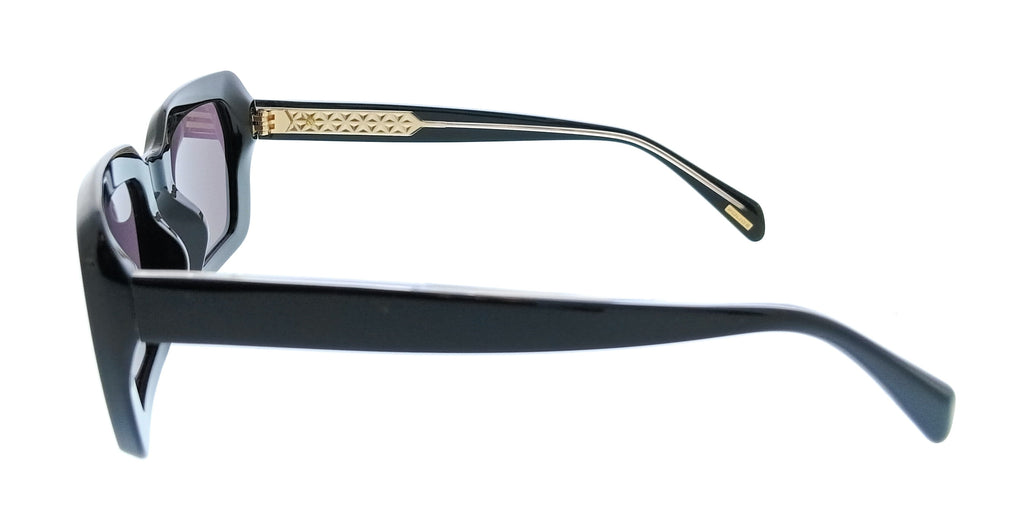 POLICE PLG21 700 Black Square Womens Sunglasses