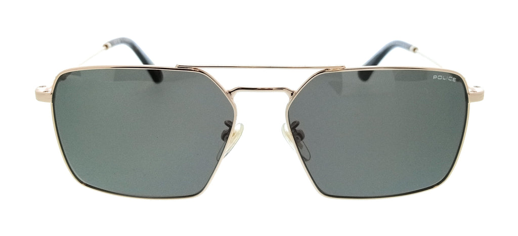 POLICE PLL07 300 Silver Navigator Mens Sunglasses