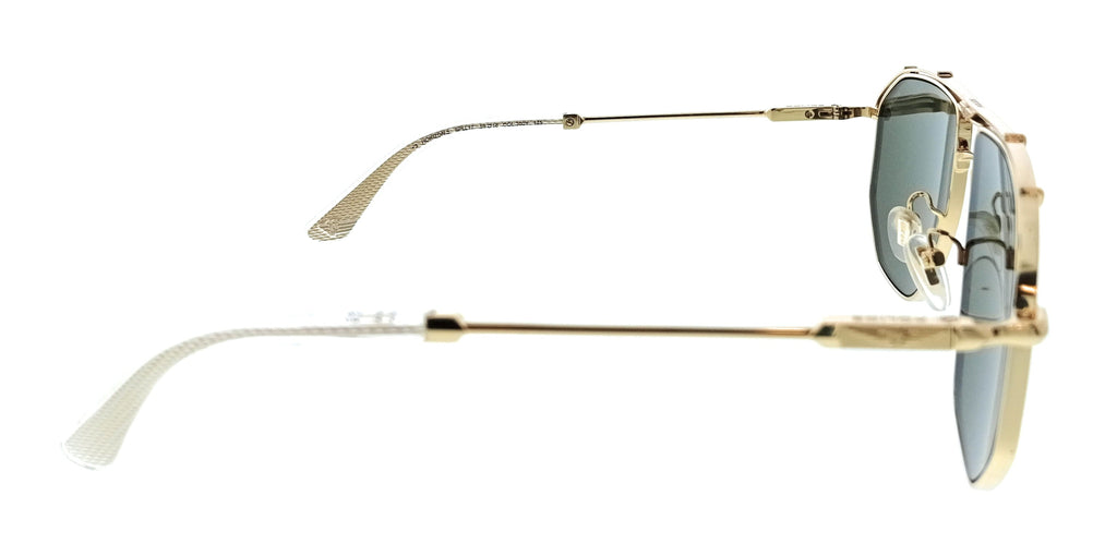 POLICE PLL17 300Y Gold Geometric Mens Sunglasses