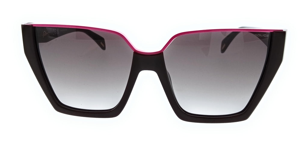 POLICE PLL33 0G96 Burgundy Square Womens Sunglasses