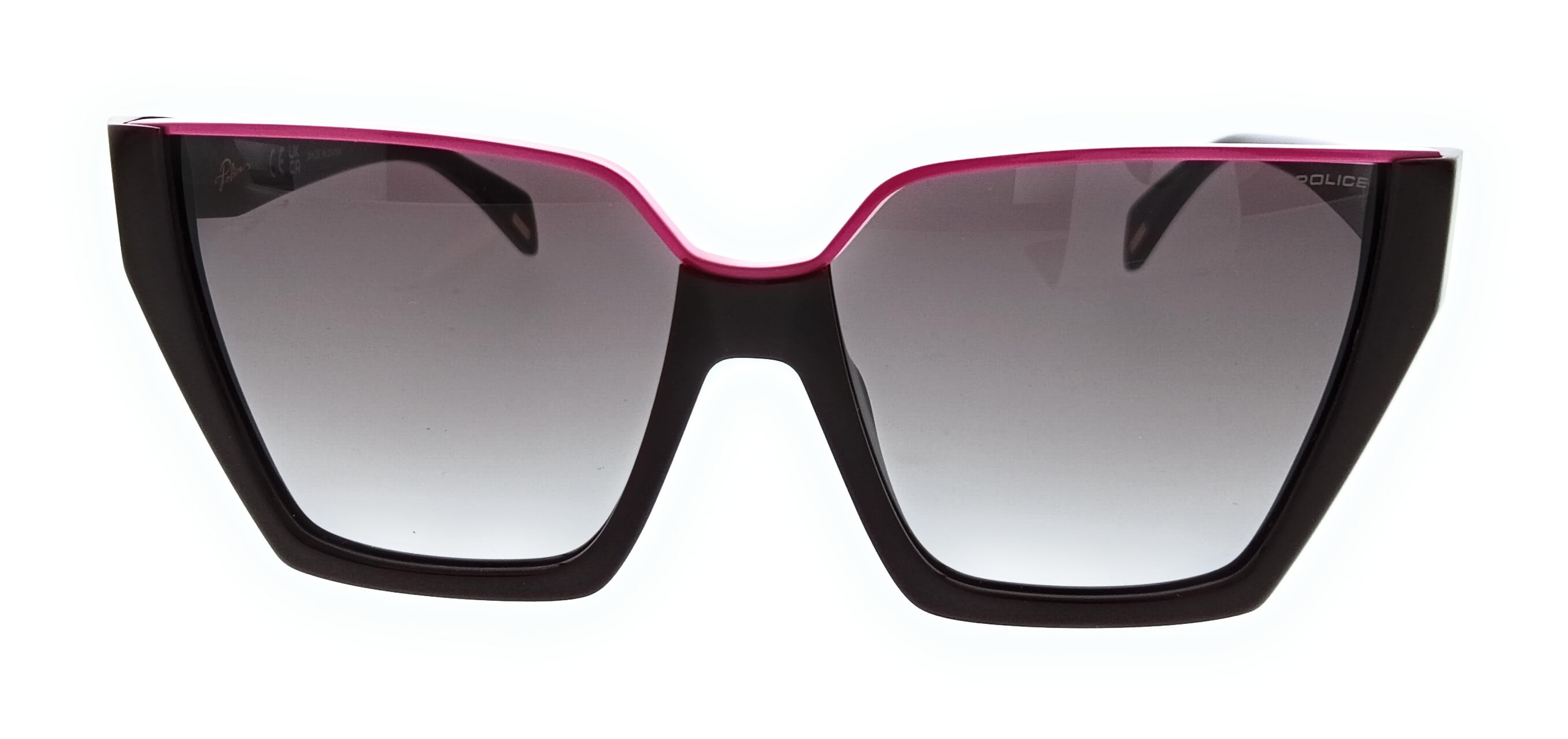 POLICE PLL33 0G96 Burgundy Square Womens Sunglasses