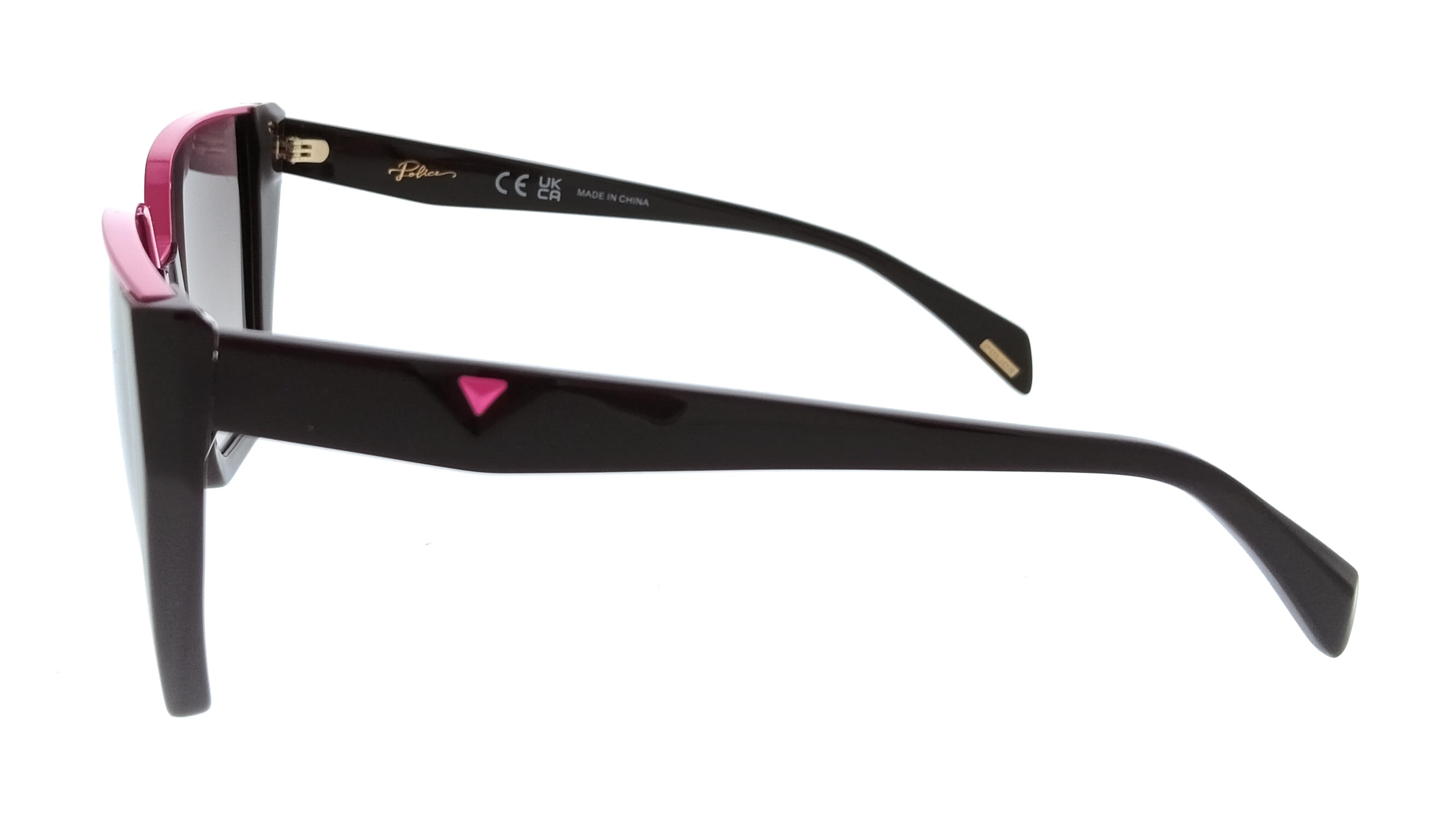 POLICE PLL33 0G96 Burgundy Square Womens Sunglasses