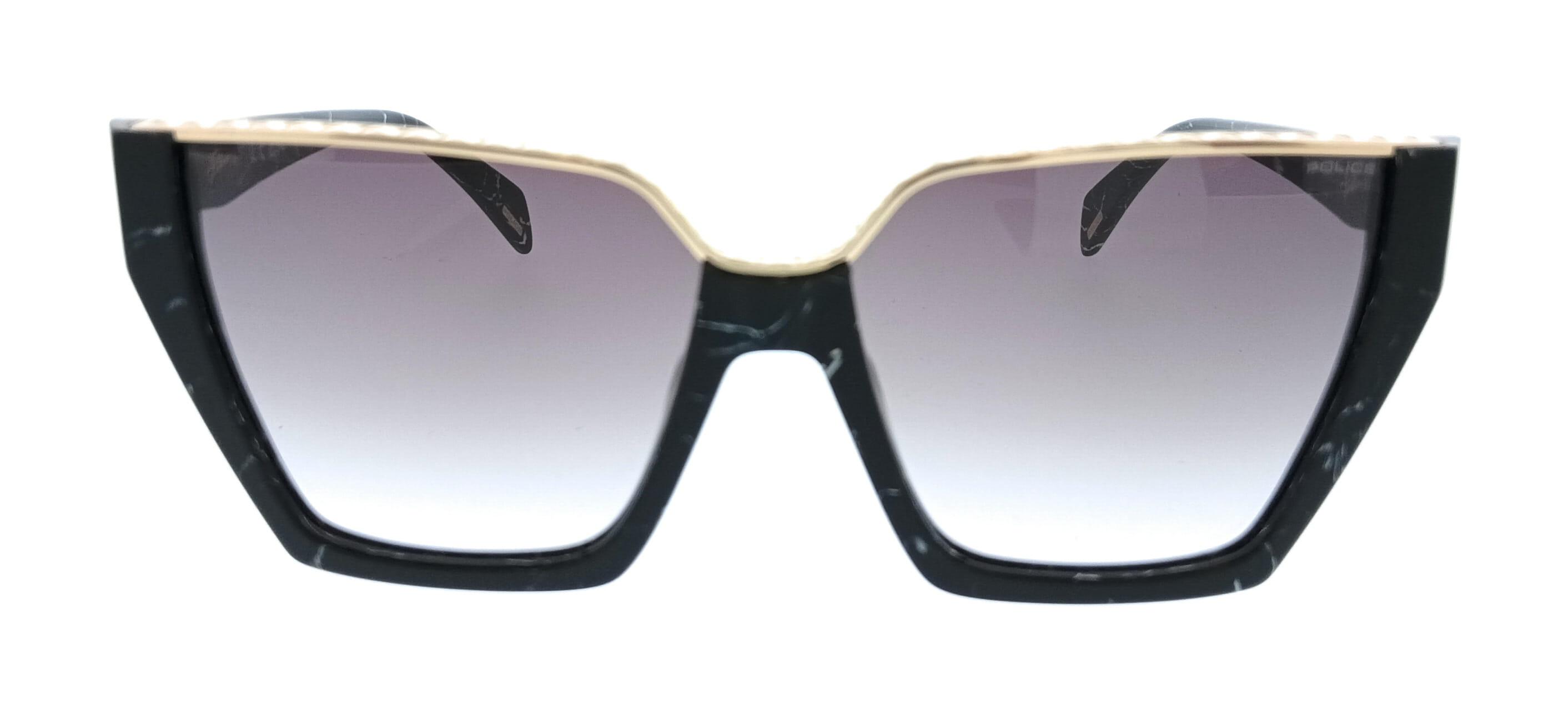 POLICE PLL33E 869 Black Square Womens Sunglasses