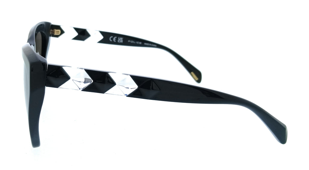 POLICE PLL36 06WT Green Square Womens Sunglasses