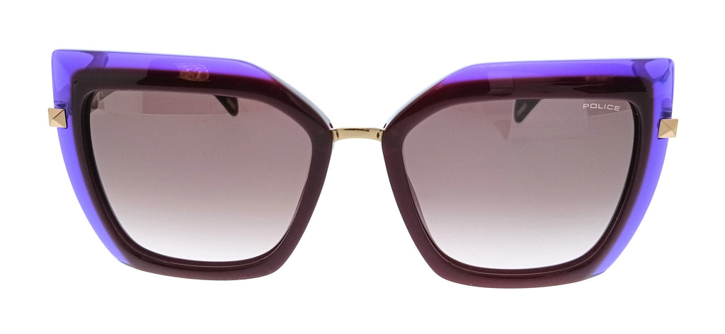 POLICE PLP43M 09F5 Burgundy Butterfly Womens Sunglasses