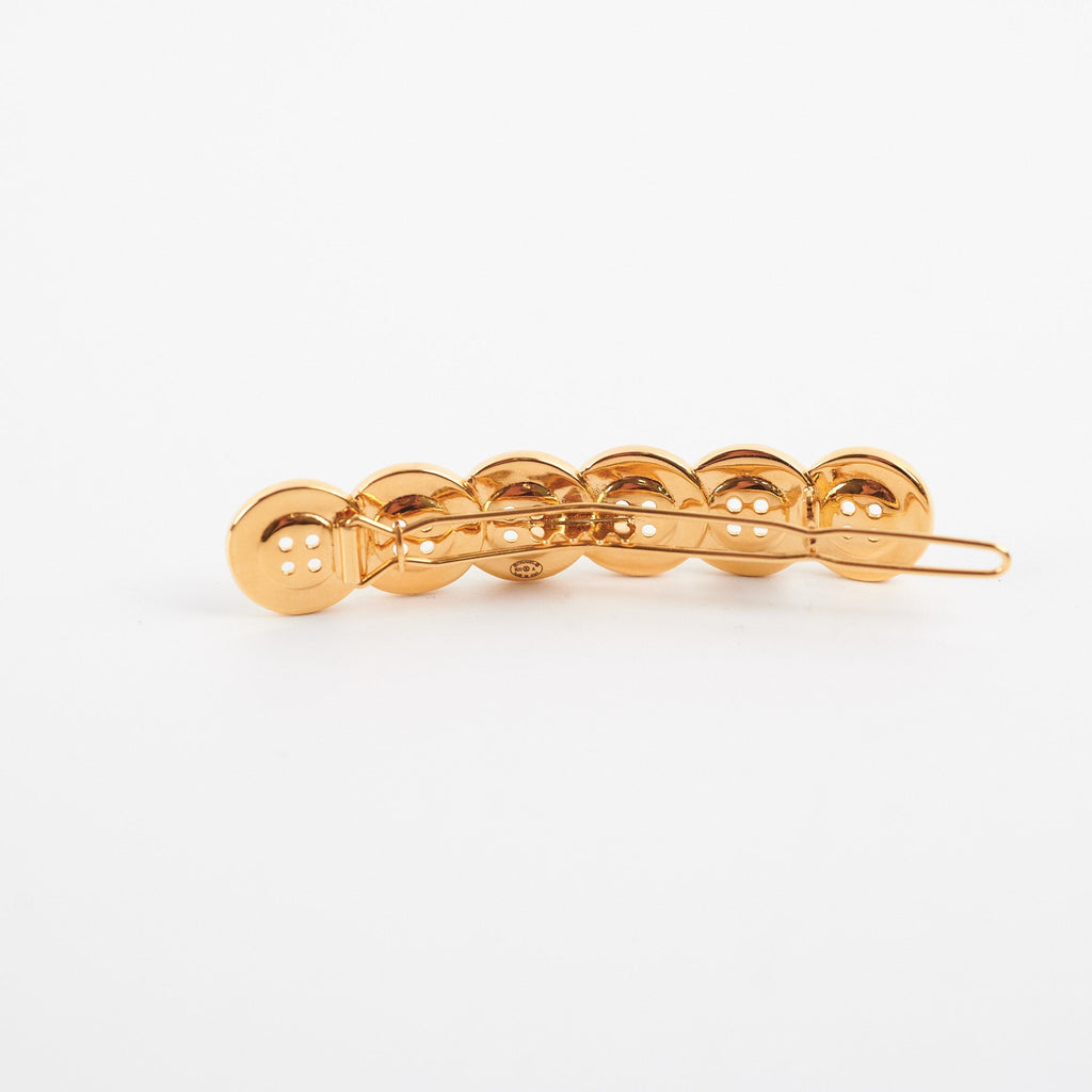 Chanel Hair Clip Buttons Gold (Costume Jewellery)