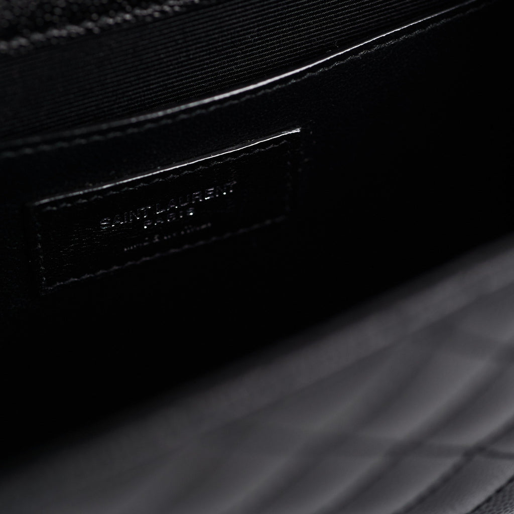 Saint Laurent Medium Black Envelope Shoulder Bag