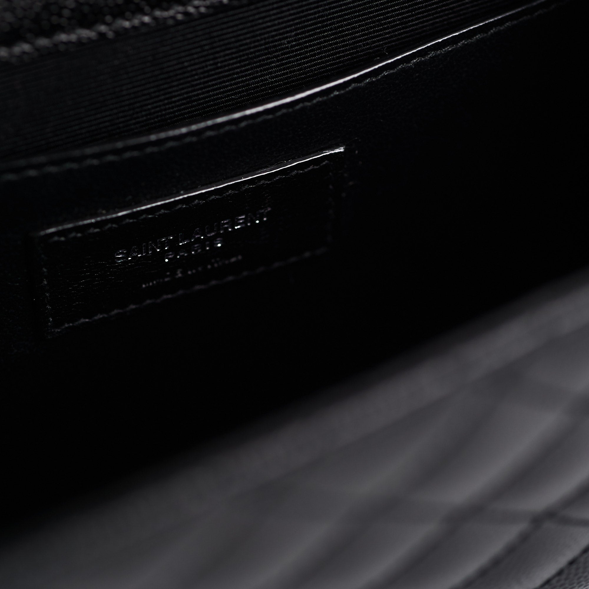 Saint Laurent Medium Black Envelope Shoulder Bag