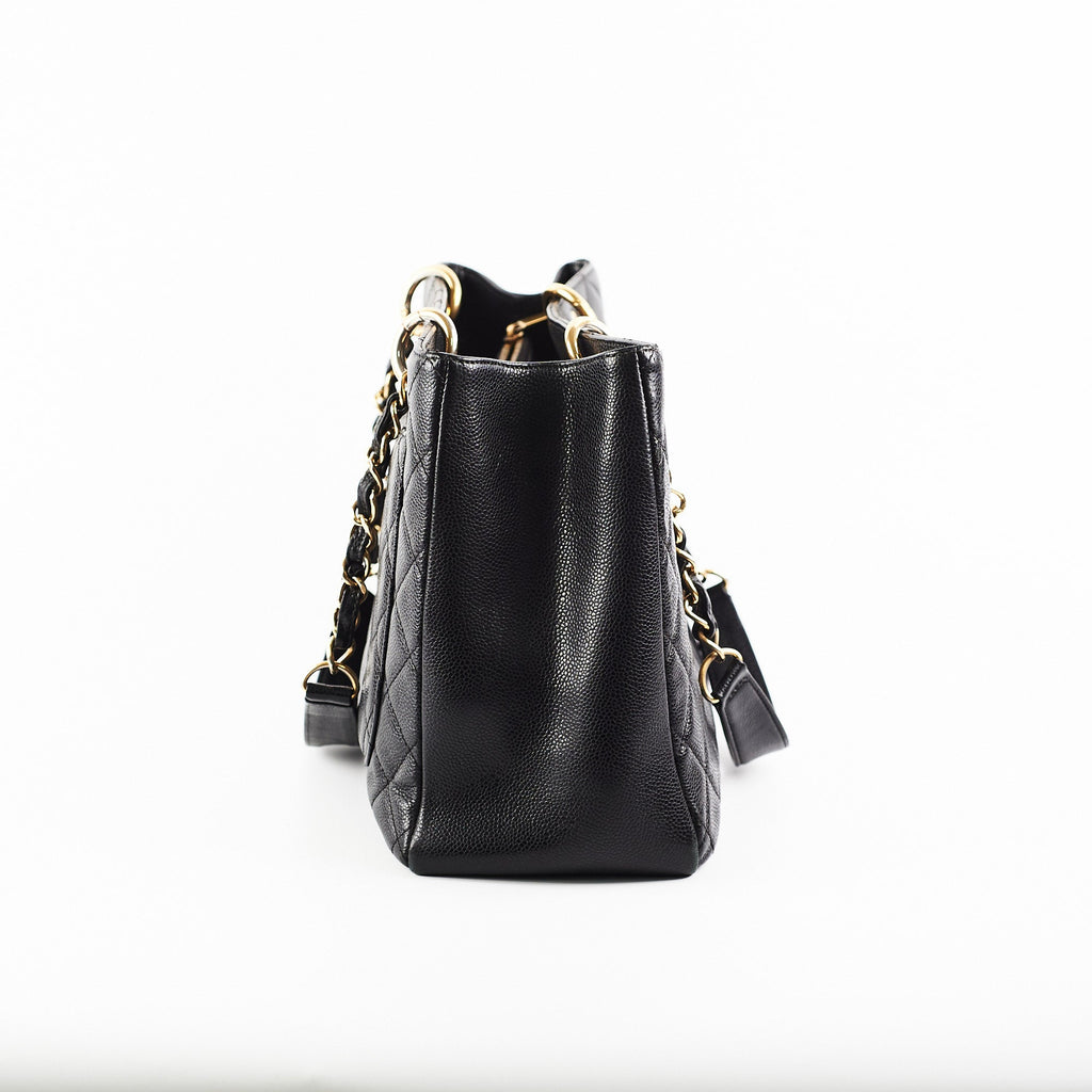 Chanel Black Caviar Grand Shopping Tote GST