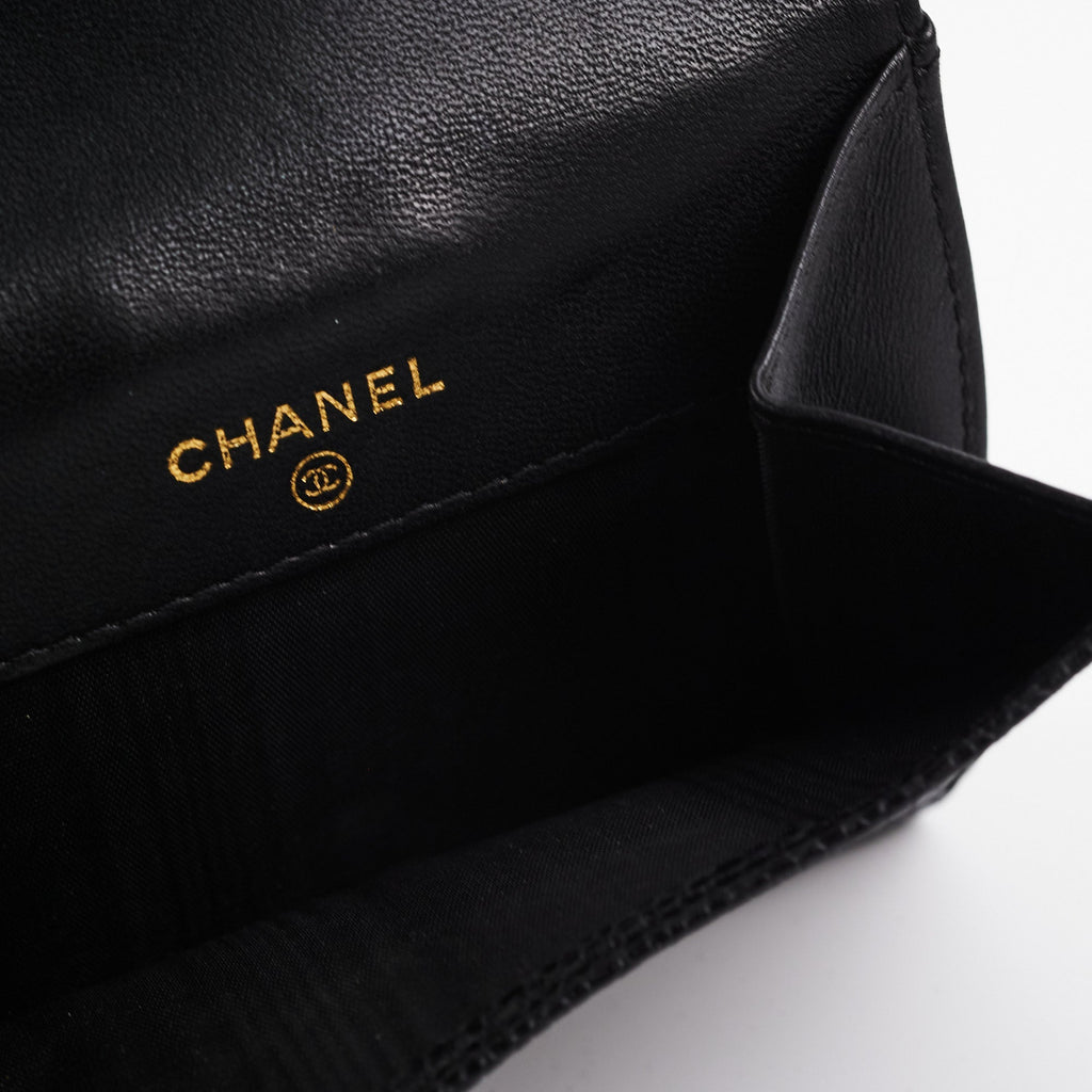 Chanel Caviar Timeless Wallet Black
