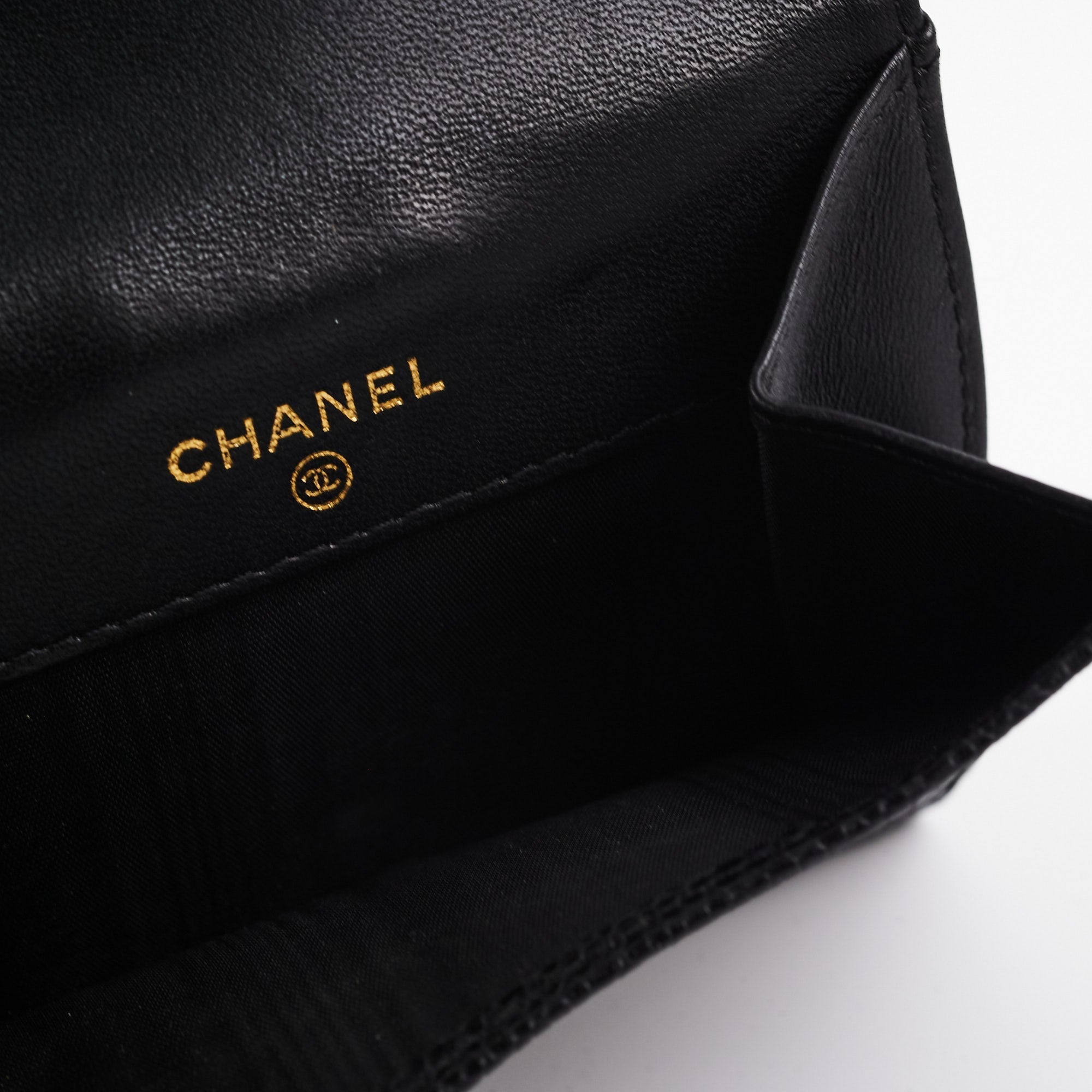 Chanel Caviar Timeless Wallet Black