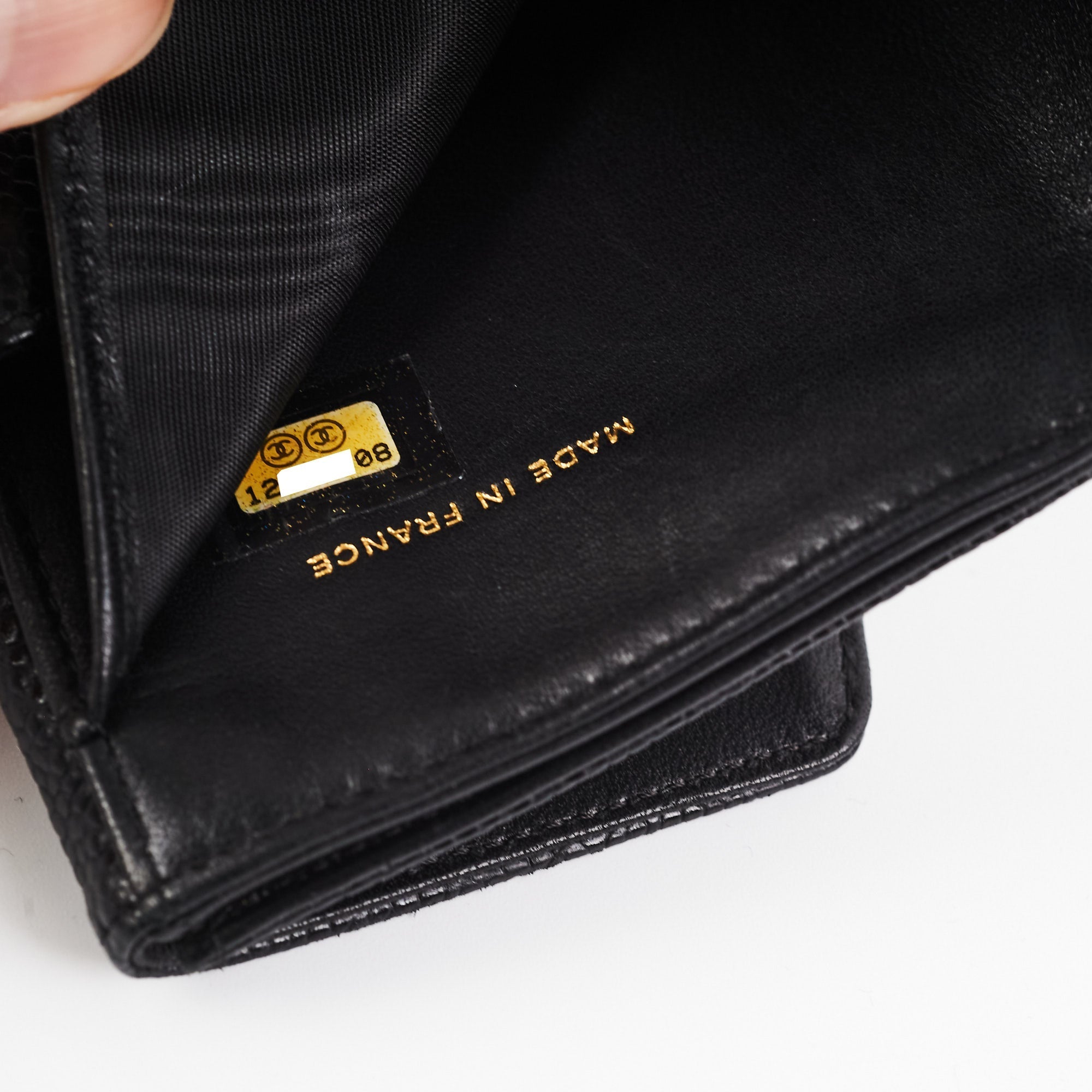 Chanel Caviar Timeless Wallet Black