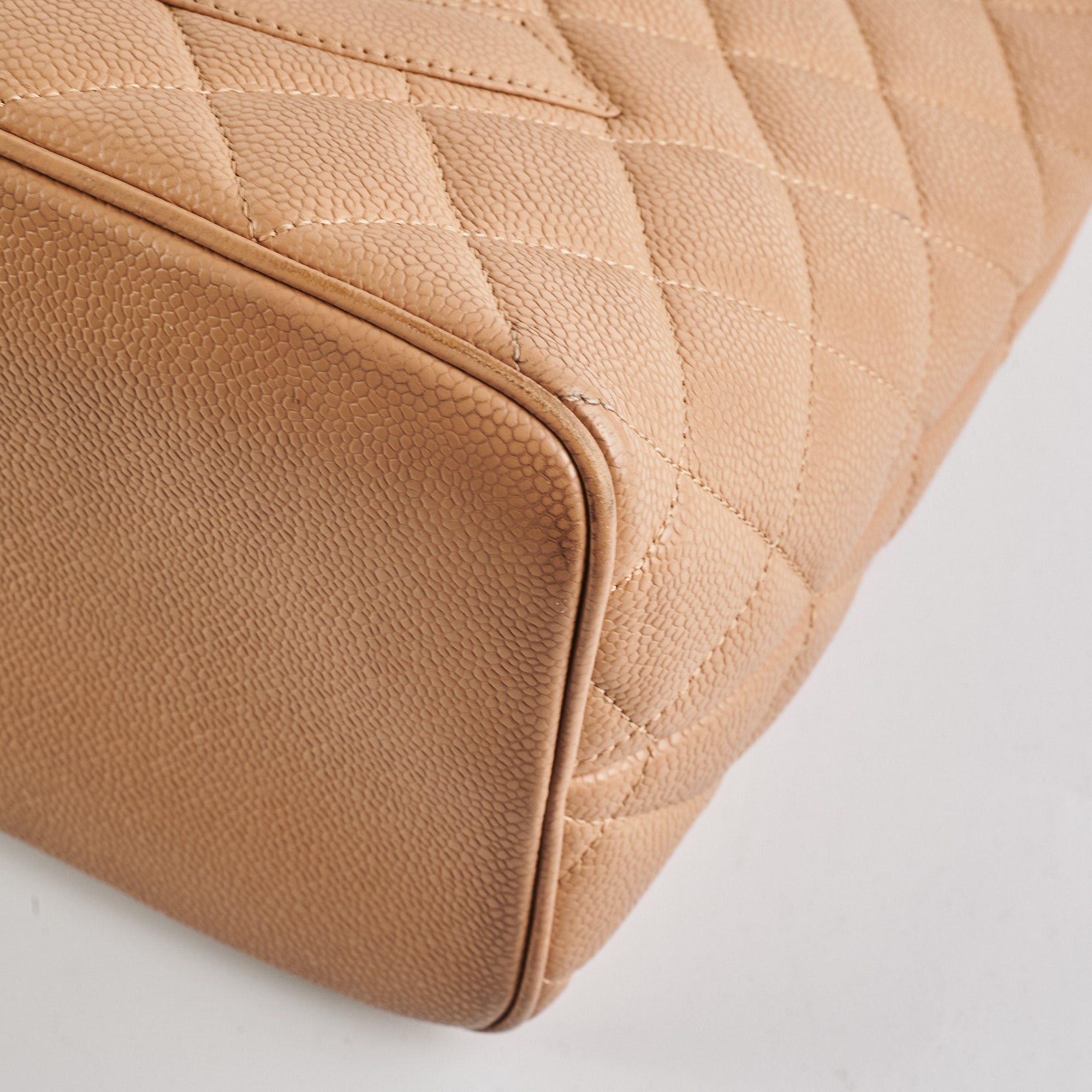 Chanel Medallion Beige Caviar