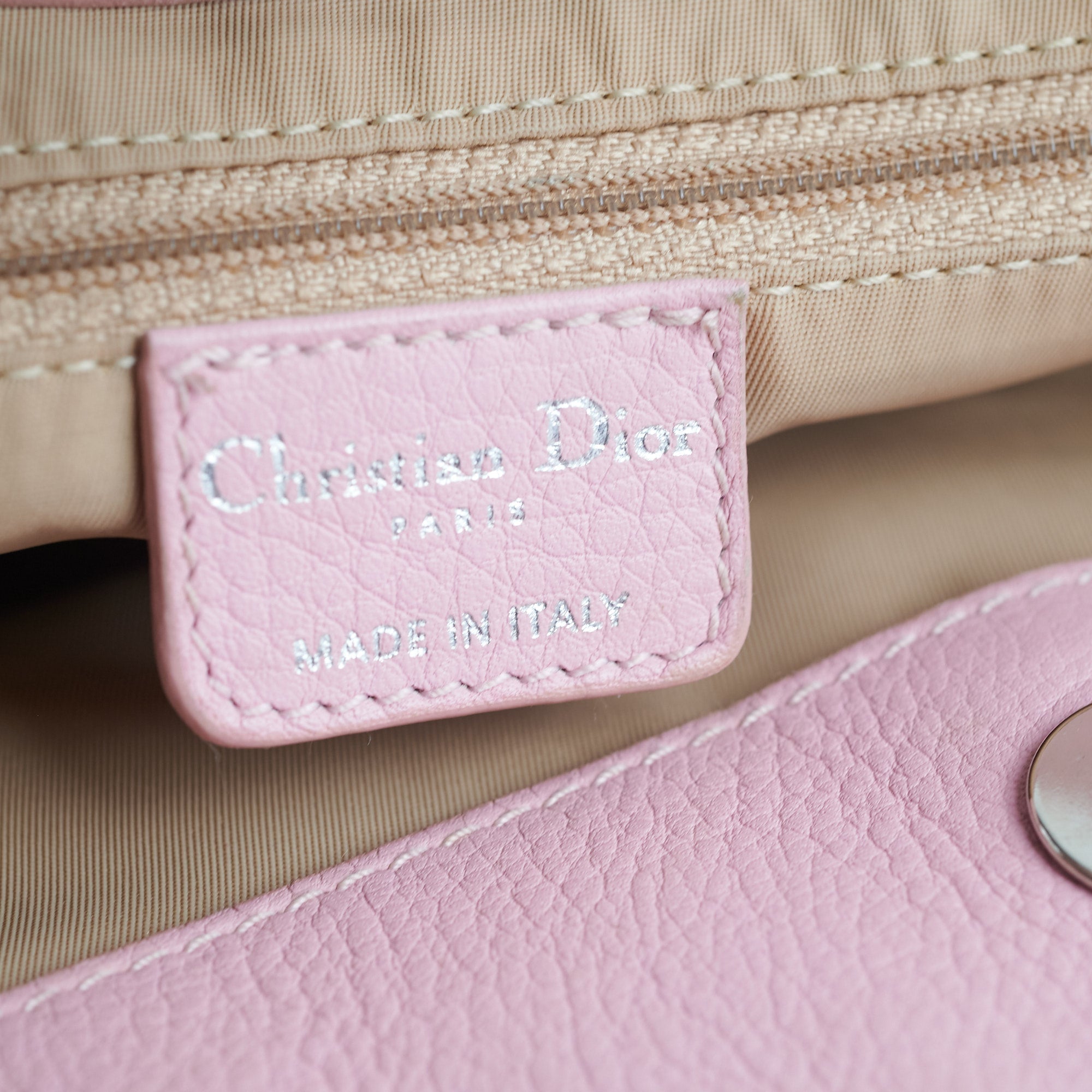Dior Trotter Diorissimo Brown/Pink Shoulder Bag