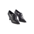 Chanel Black Lace up Boots (Size 40 1/2)