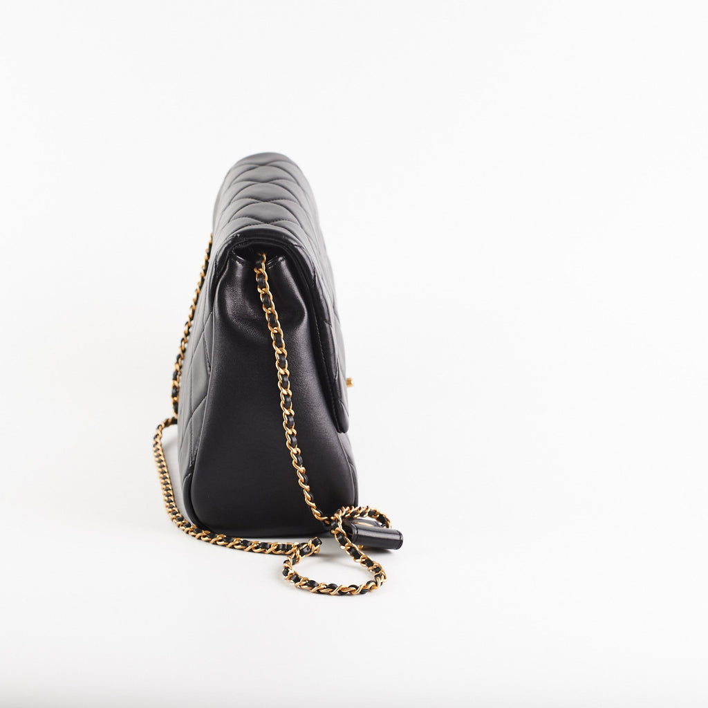 Chanel Seasonal Flap Black Bag