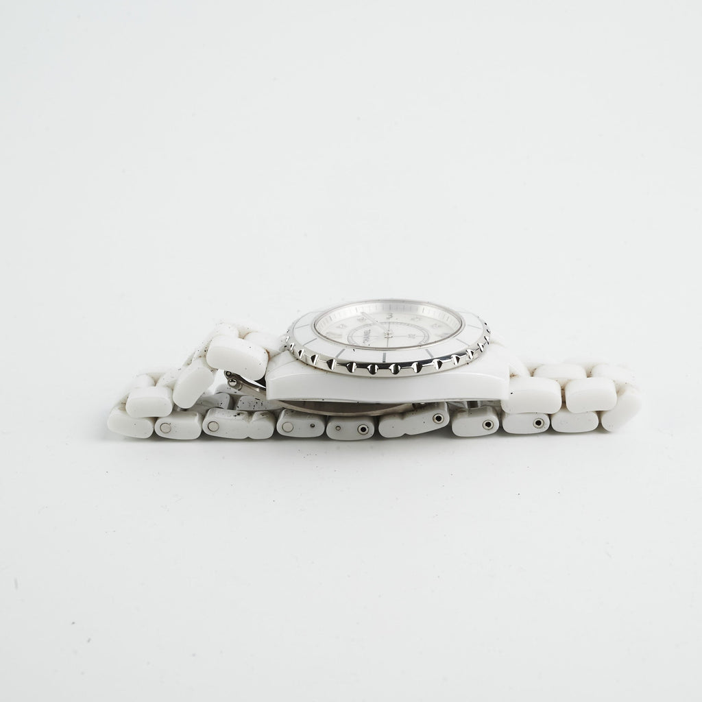Chanel J12 White Watch 38MM Diamonds