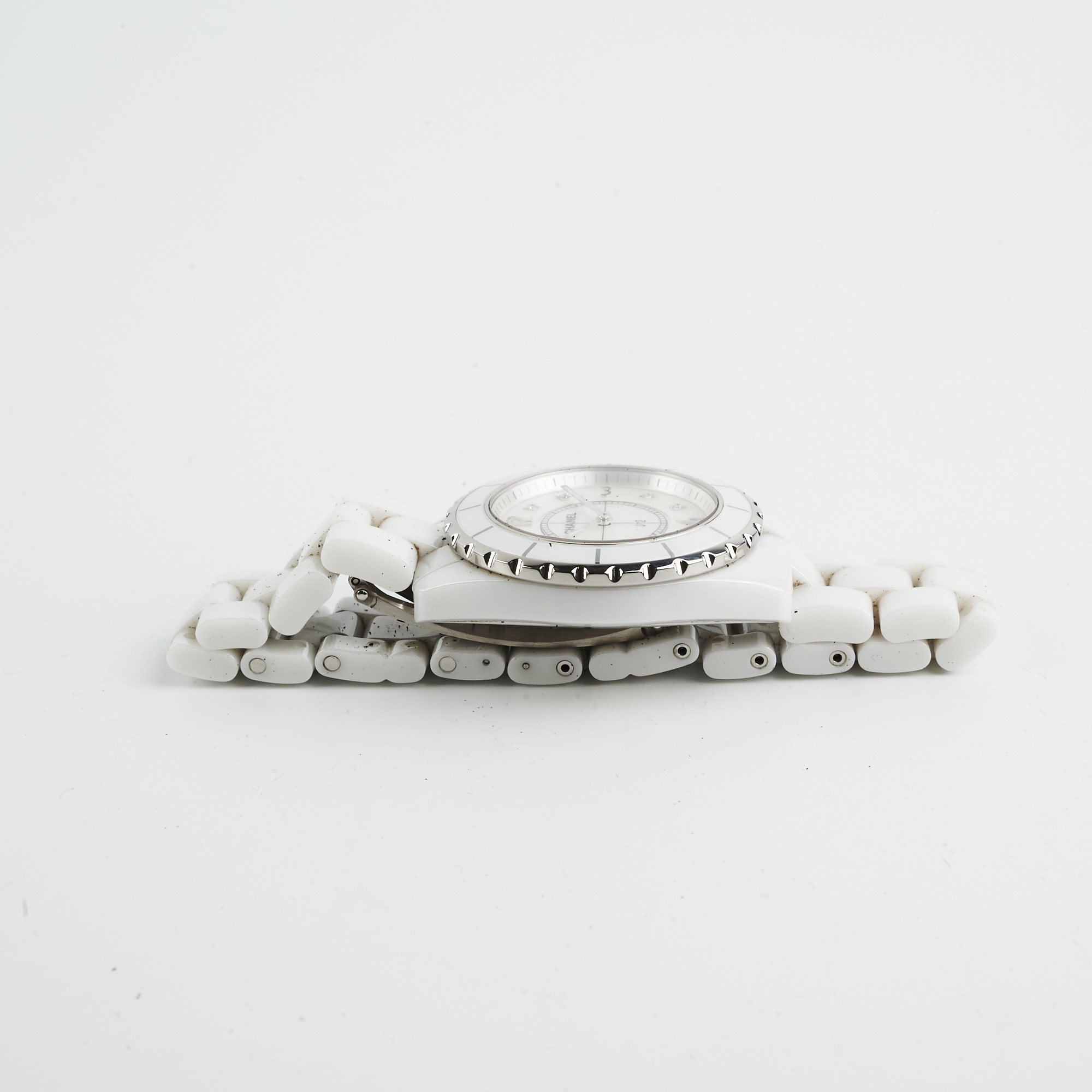 Chanel J12 White Watch 38MM Diamonds