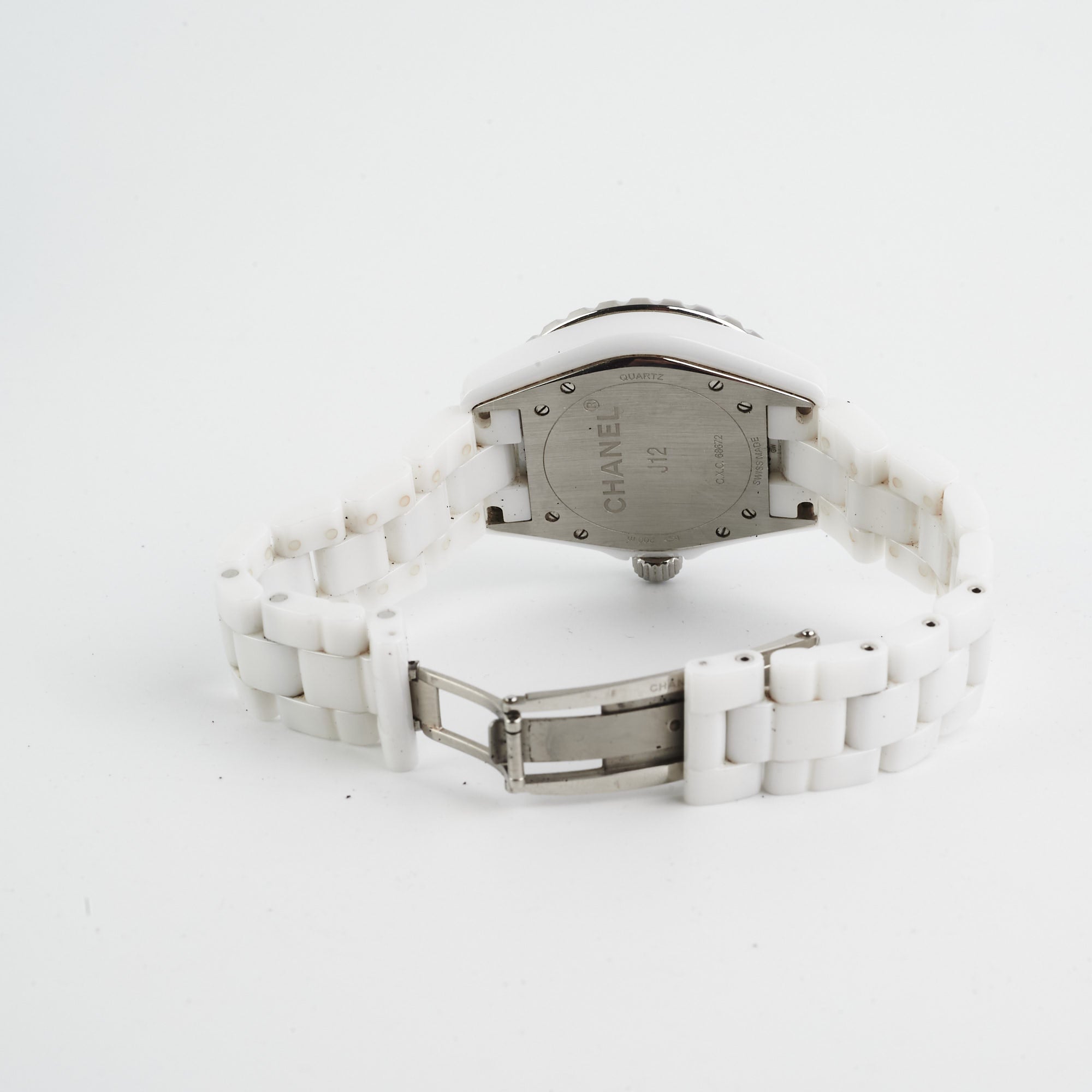 Chanel J12 White Watch 38MM Diamonds