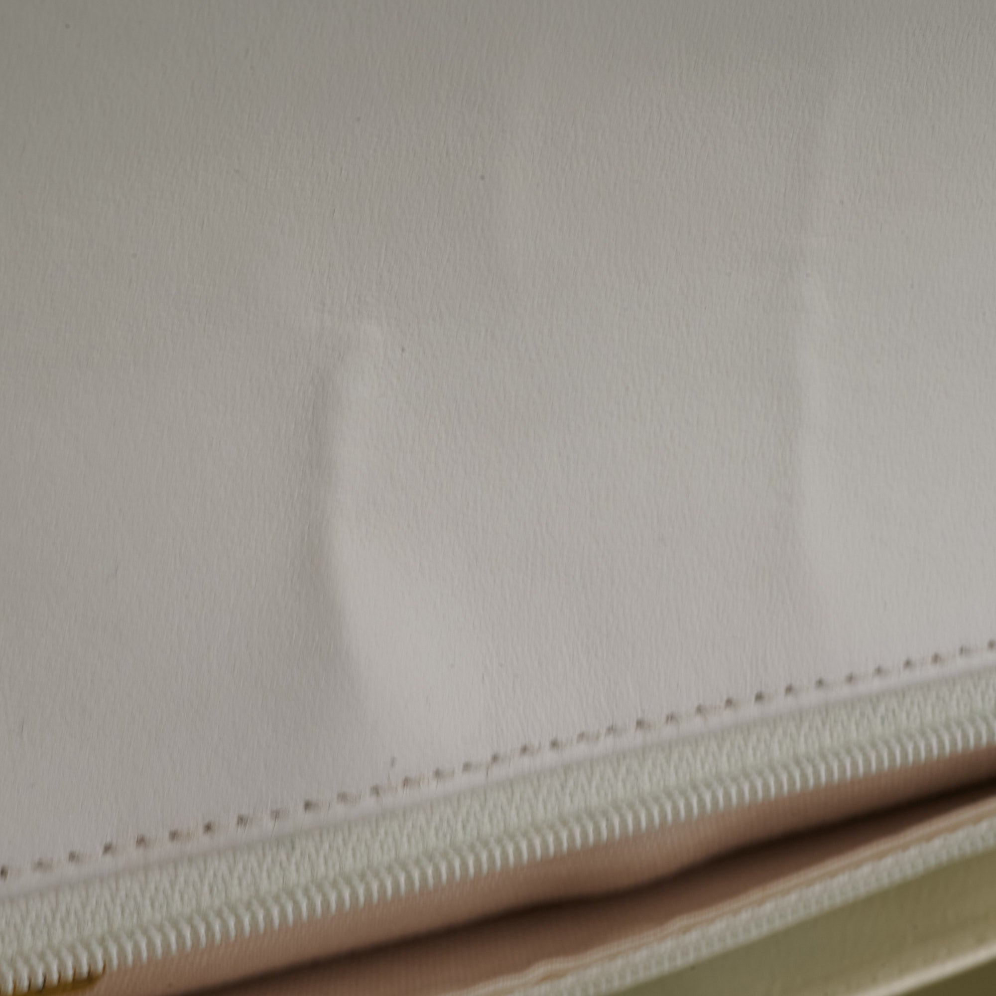 Chanel Quilted Vintage Flap White 24K Gold