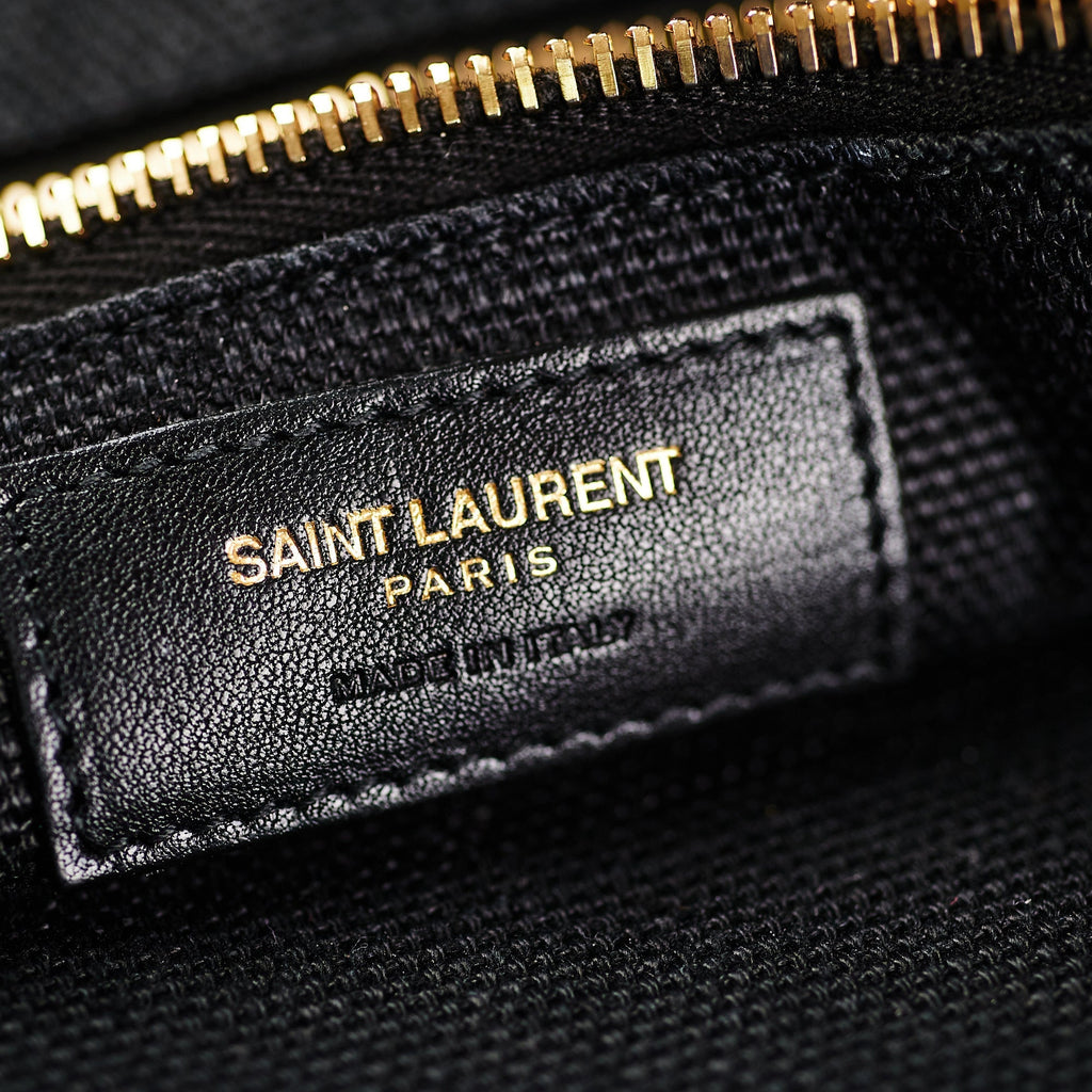 Saint Laurent Rive Gauche Tote Bag Black/Beige