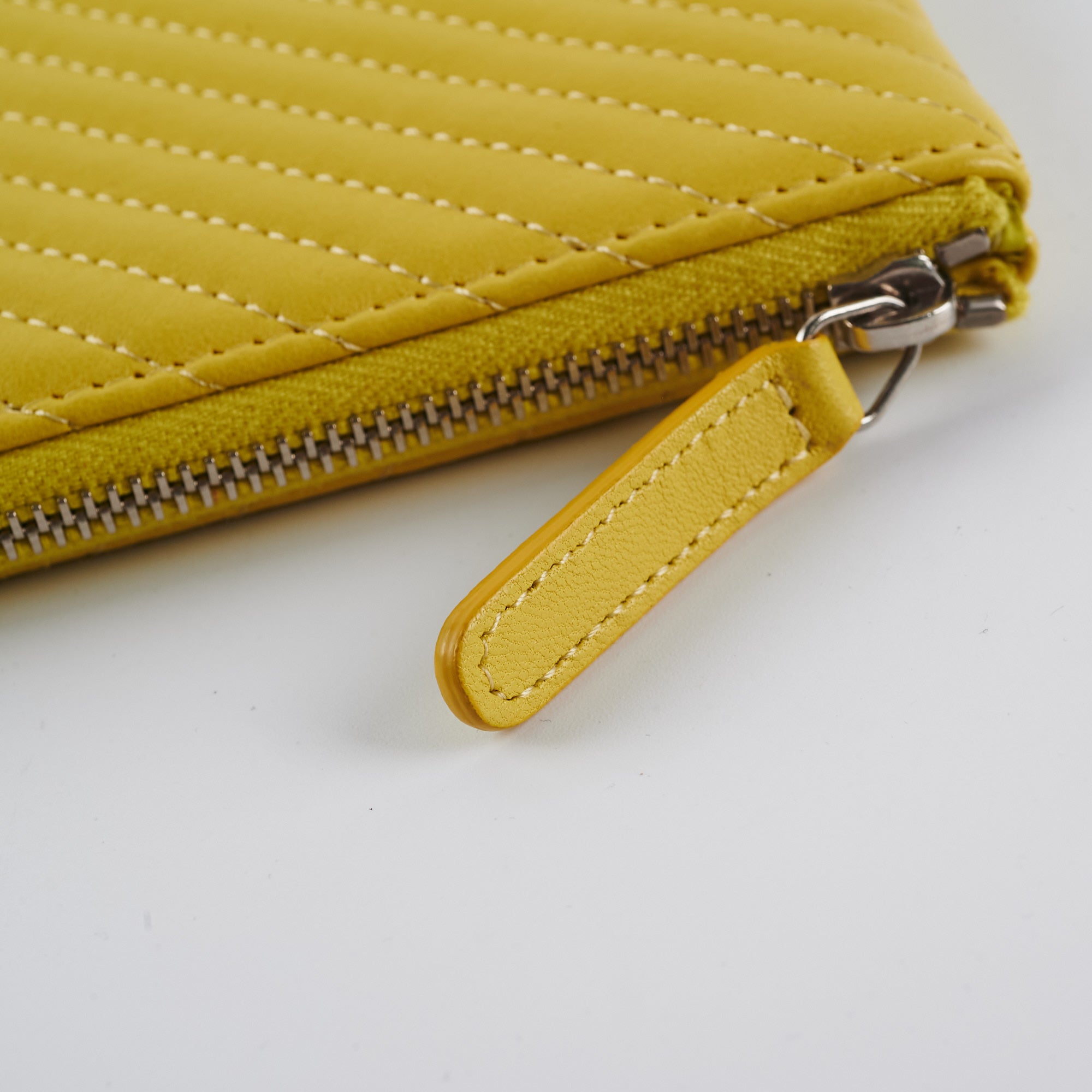 Chanel Chevron O Case Yellow
