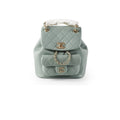 Chanel Mini Duma Backpack Grey/Blue (Microchip)