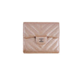 Chanel Compact Flap Wallet Rose Gold 17B