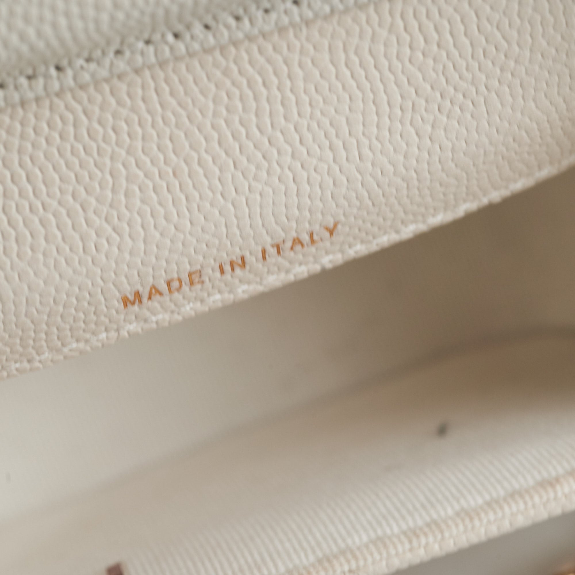 Chanel Caviar Microbag White