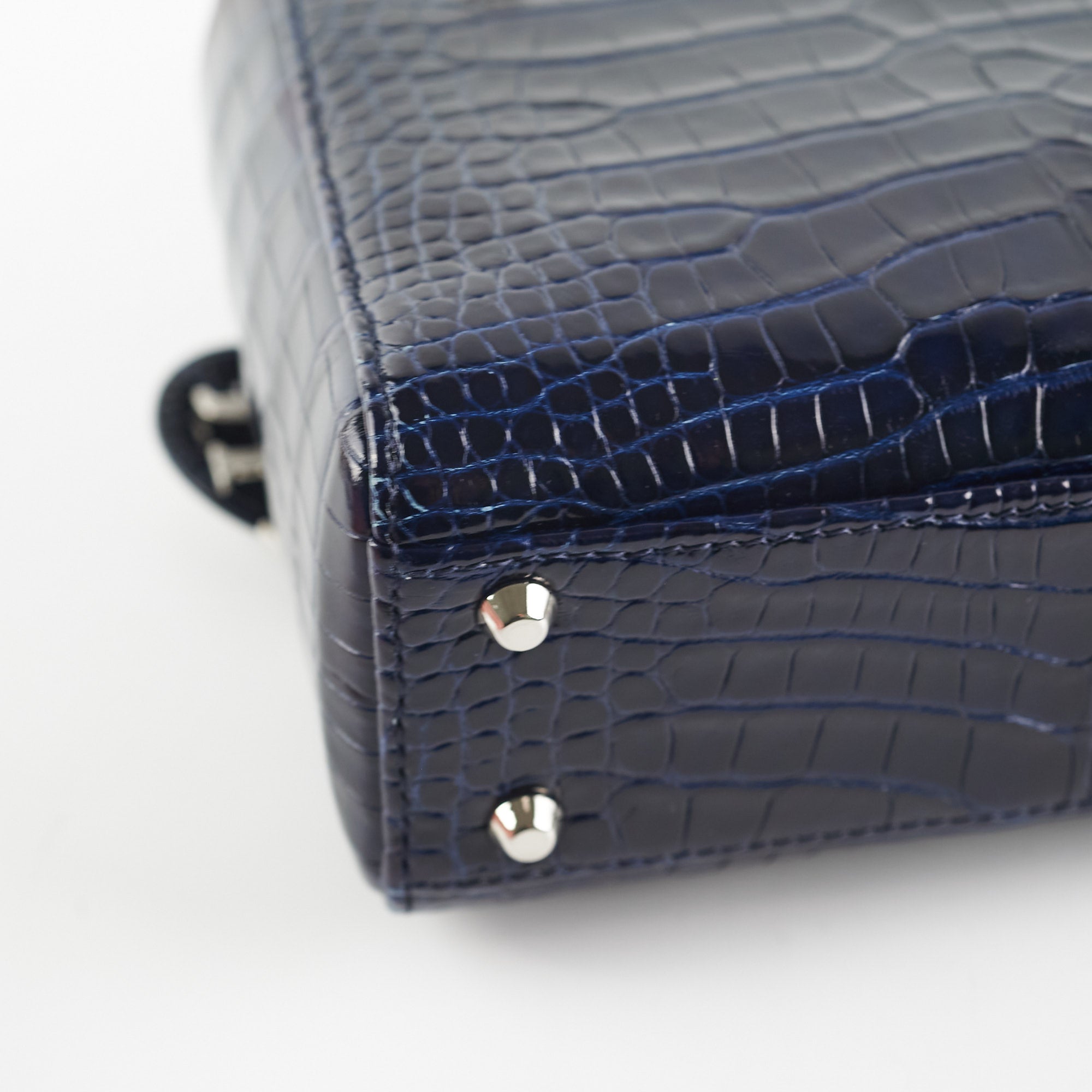 Dior Lady Dior Mini Navy Blue