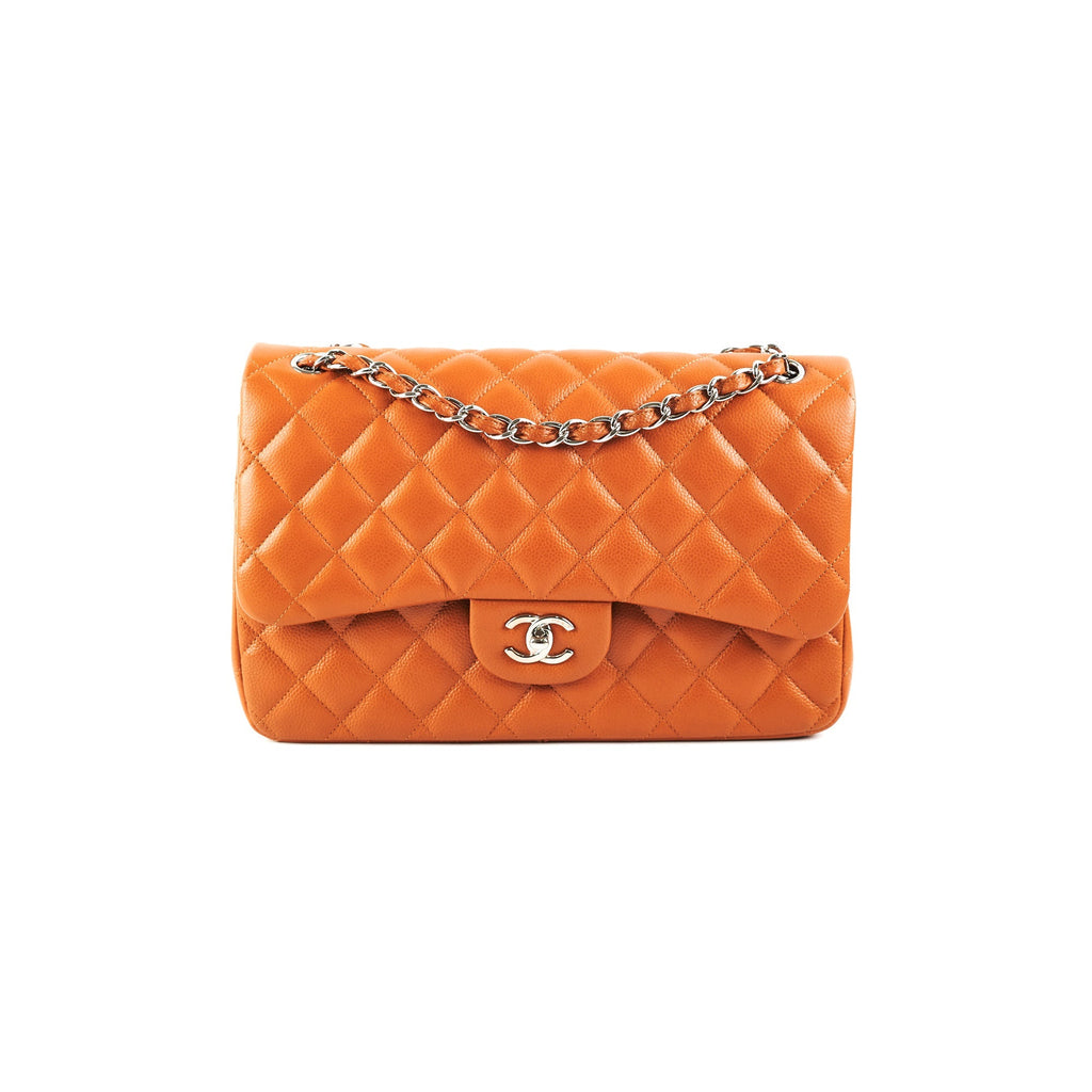 Chanel Jumbo Caviar Flap Brown