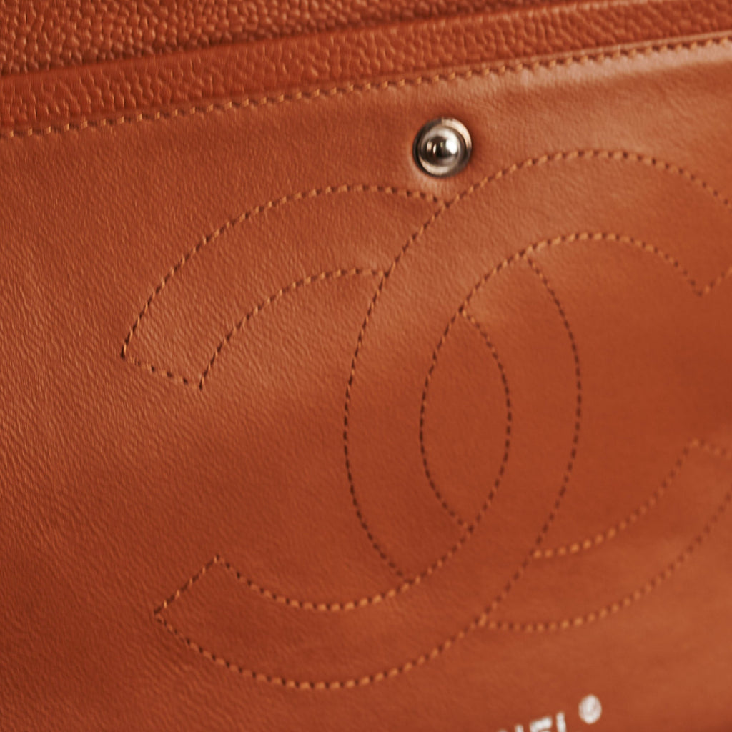 Chanel Jumbo Caviar Flap Brown